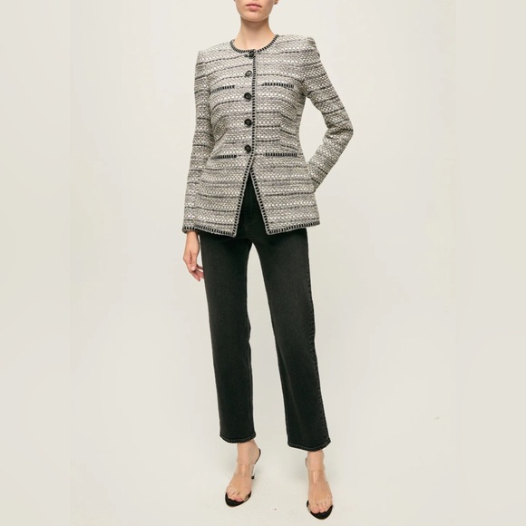 Veronica Beard Alessia Tailored Tweed Jacket $948 NEW - Picture 3 of 10
